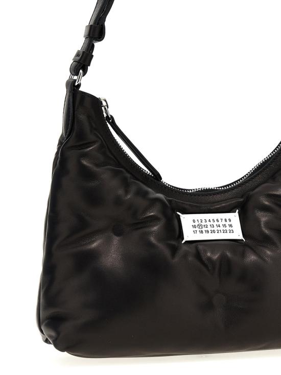  마르지엘라 숄더백 메종  글램 슬램 호보 스몰 숄더백 블랙 - MAISON MARGIELA