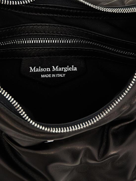  마르지엘라 숄더백 메종  글램 슬램 호보 스몰 숄더백 블랙 - MAISON MARGIELA