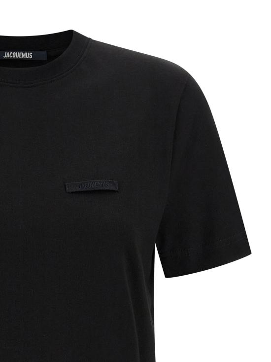 26FW 자크뮈스 반팔 티셔츠 르 그로그랭 티셔츠 블랙 - JACQUEMUS