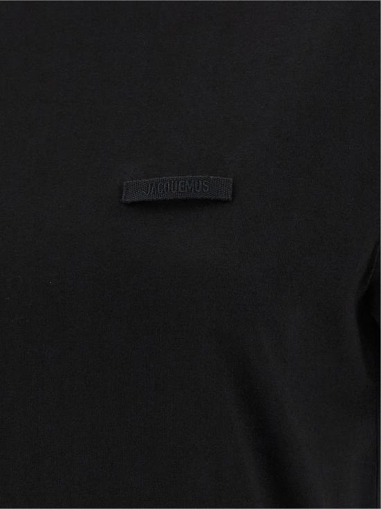 26FW 자크뮈스 반팔 티셔츠 르 그로그랭 티셔츠 블랙 - JACQUEMUS
