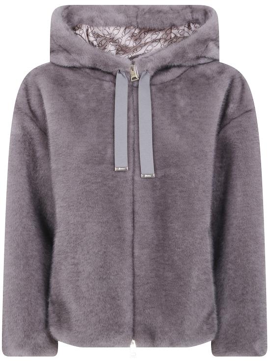 26FW 에르노 멜란지 얼터너티브 밍크 퍼 보머 자켓 GI000318D12739099 2700 BROWN