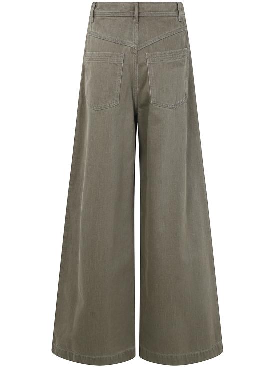 26FW 막스마라 스트레이트 팬츠 2621136081600 002 GREEN - MAX MARA