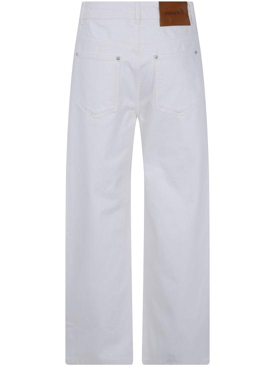 26FW 팜 리오 스트레이트 팬츠 356402 L0036 WHITE - FARM RIO
