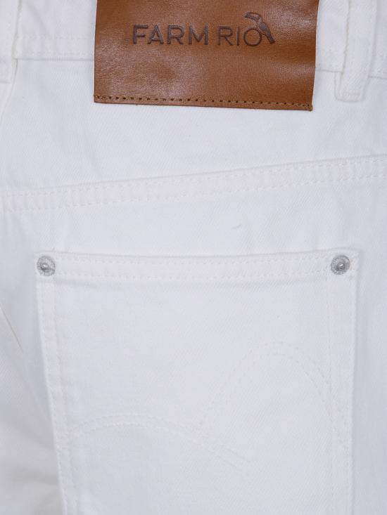 26FW 팜 리오 스트레이트 팬츠 356402 L0036 WHITE - FARM RIO