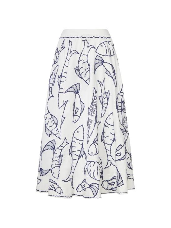26FW 팜 리오 롱 스커트 356450 L0025 WHITE