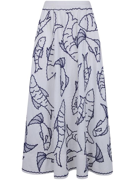 26FW 팜 리오 롱 스커트 356450 L0025 WHITE - FARM RIO