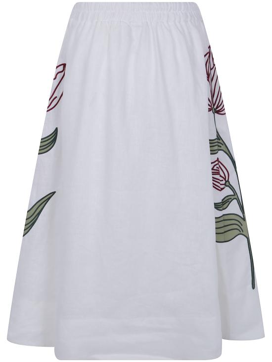 26FW 팜 리오 롱 스커트 356500 L0025 WHITE - FARM RIO