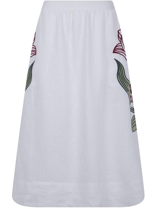 26FW 팜 리오 롱 스커트 356500 L0025 WHITE - FARM RIO