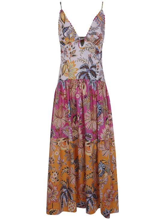26FW 팜 리오 미디 원피스 355646 25182 MULTICOLOUR