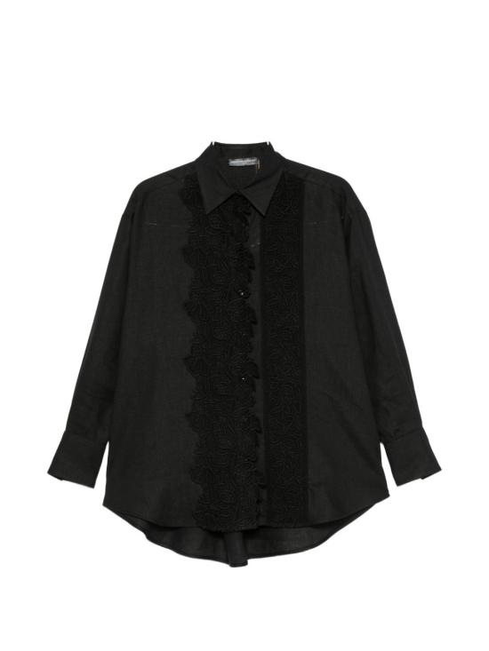 26SS 에르마노 설비노 셔츠 D484K611GQI95708 BLACK