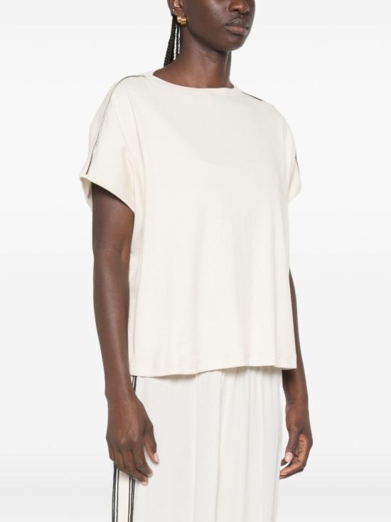 26FW 파비아나 필리피 반팔 티셔츠 JED216F119M3280145 WHITE - FABIANA FILIPPI