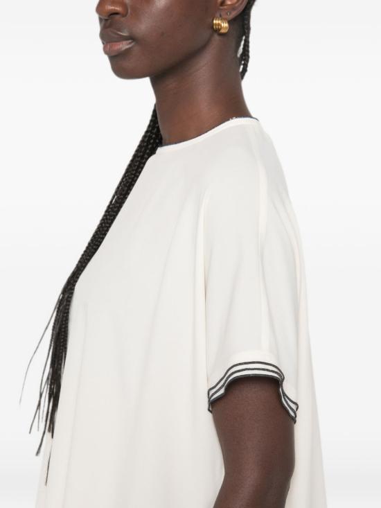 26FW 파비아나 필리피 반팔 티셔츠 TPD216F729M3570145 WHITE - FABIANA FILIPPI