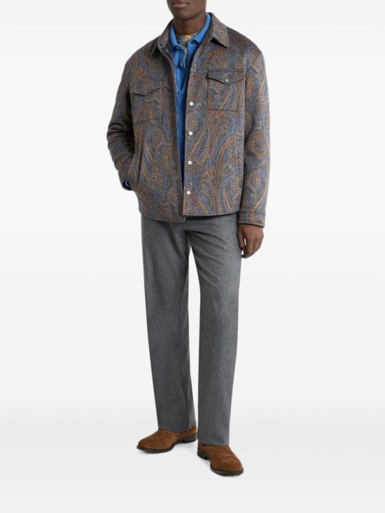 26FW 에트로 폴로 티셔츠 MRKF0028AU12PB1095 ROYAL BLUE - ETRO