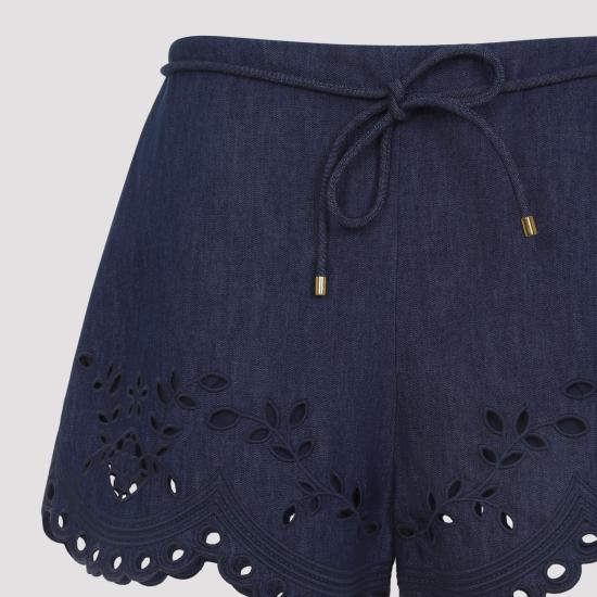 26FW 짐머만 숏팬츠 7283ASS263INK BLU - ZIMMERMANN