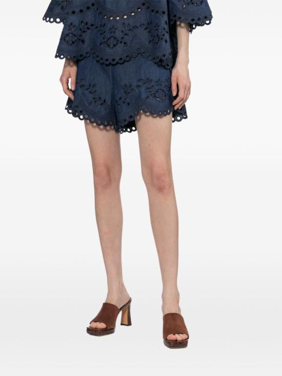 26FW 짐머만 숏팬츠 7283ASS263INK BLU - ZIMMERMANN