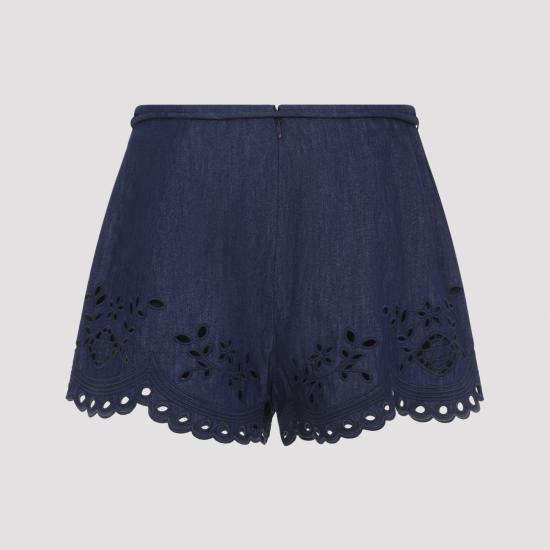 26FW 짐머만 숏팬츠 7283ASS263INK BLU - ZIMMERMANN