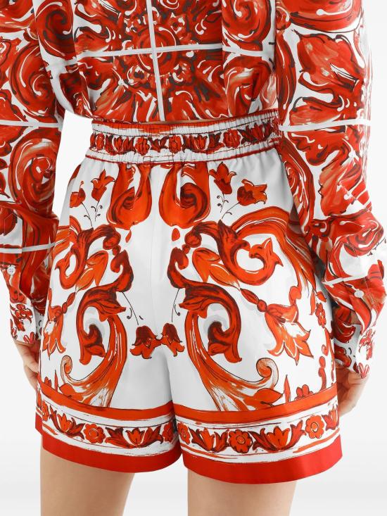 26FW 돌체앤가바나 숏팬츠 FTDJVTGDDRDS9000 ARANCIONE - DOLCE & GABBANA