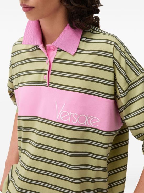 26FW 베르사체 폴로 티셔츠 10259091A184396Y500 VERDE - VERSACE