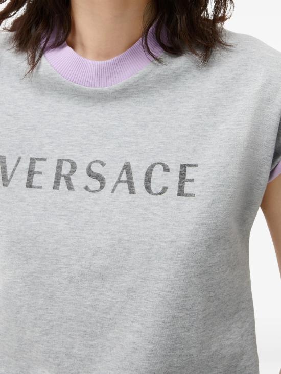 26FW 베르사체 반팔 티셔츠 10260021A187322EZ00 GRIGIO - VERSACE