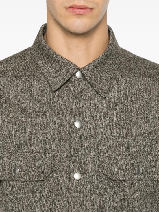 26FW 릭 오웬스 긴팔 셔츠 RU02F4729WBI79 GRIGIO - RICK OWENS