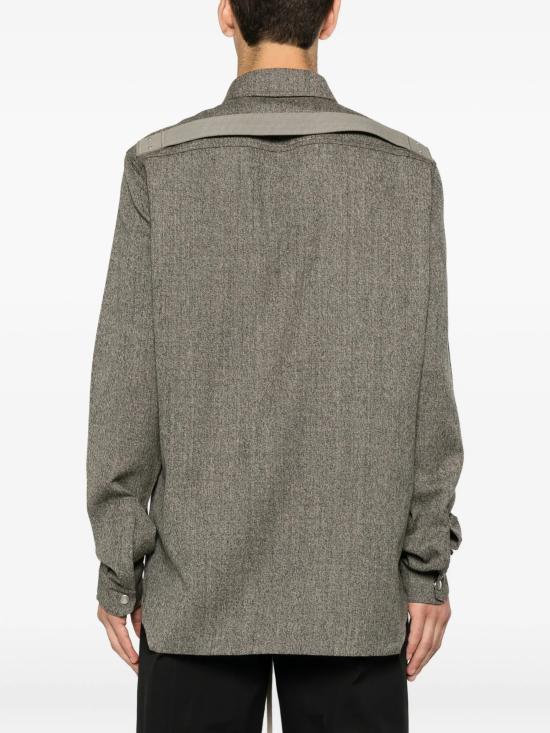 26FW 릭 오웬스 긴팔 셔츠 RU02F4729WBI79 GRIGIO - RICK OWENS