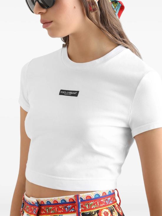 26FW 돌체앤가바나 반팔 티셔츠 F8V95TFUEEYW0800 BIANCO - DOLCE & GABBANA