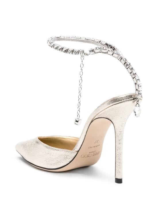 26FW 지미추 힐/펌프스 SAEDA100DQMPLATINUMCRYSTAL PLATINO - JIMMY CHOO