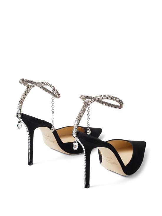 26FW 지미추 힐/펌프스 SAEDA100EWABLACKCRYSTAL NERO - JIMMY CHOO