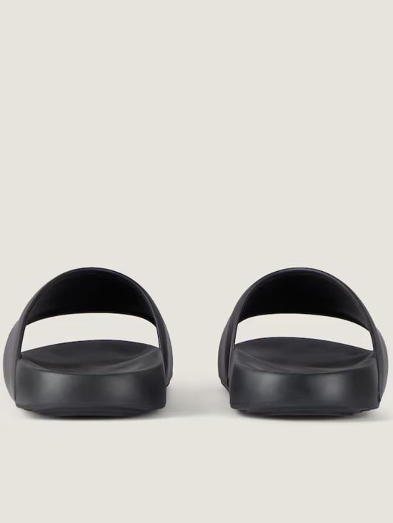 26FW 지방시 러버 라벨 슬라이드 뮬 BH302MH1XL001 NERO - GIVENCHY