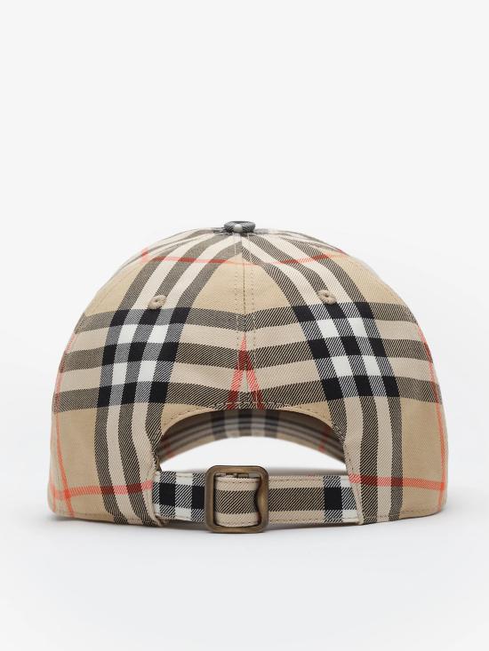 26FW 버버리 체크 베이스볼 캡 8128347B9368 BEIGE - BURBERRY