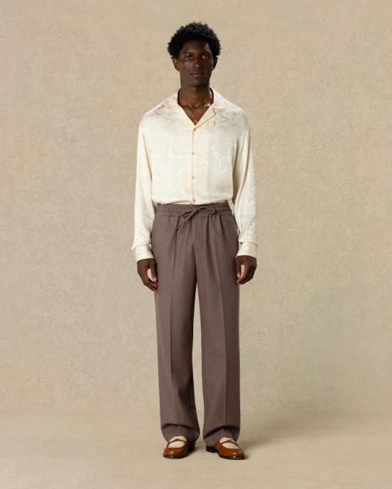 26FW 드롤드무슈 스트레이트 팬츠 LBP191WV016LBR MARRONE - DROLE DE MONSIEUR