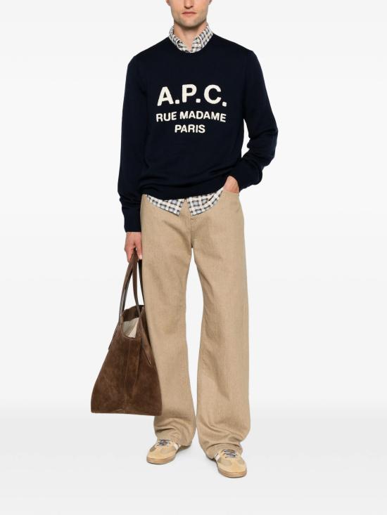 26FW 아페쎄 스웨터 WVAXUH23493IAJ BLU - A.P.C.