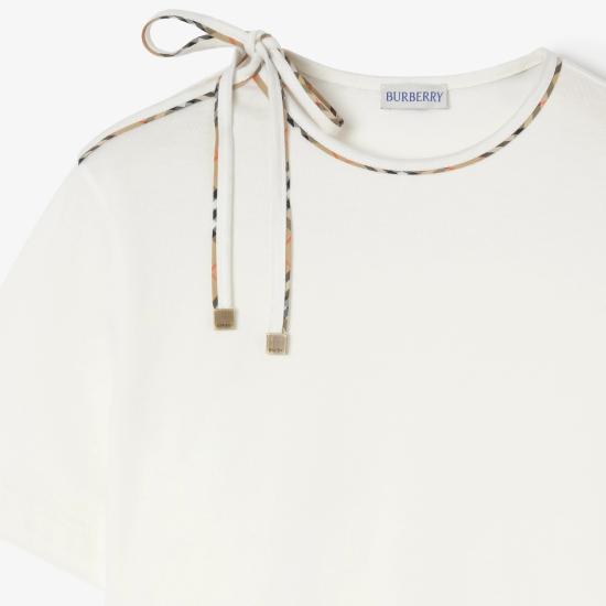 26FW 버버리 반팔 티셔츠 8127210B7078 BIANCO - BURBERRY