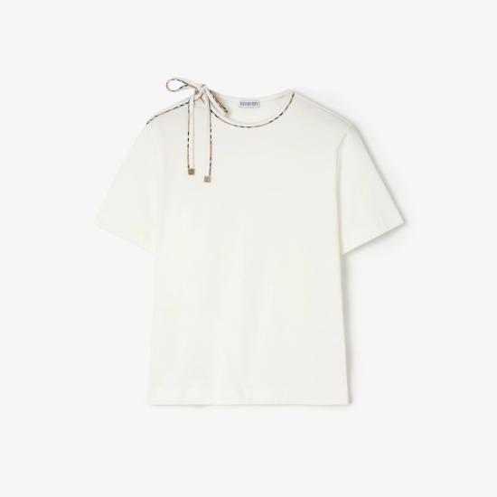 26FW 버버리 반팔 티셔츠 8127210B7078 BIANCO