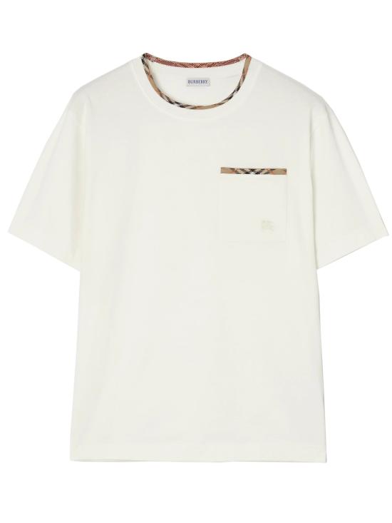 26FW 버버리 반팔 티셔츠 8127629B7078 BIANCO
