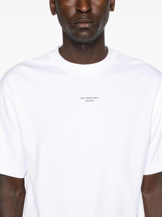 26FW 드롤드무슈 반팔 티셔츠 PERMTS202CO002OPW BIANCO - DROLE DE MONSIEUR