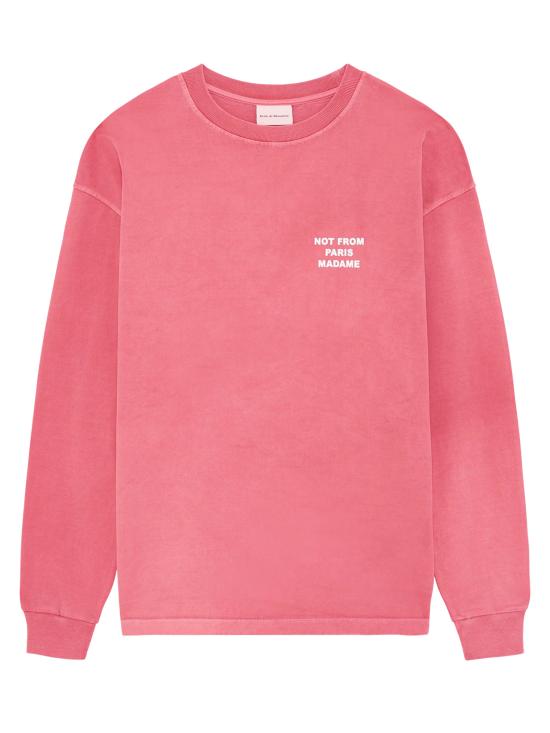 26FW 드롤드무슈 긴팔 티셔츠 LTS286CO248BLP ROSA