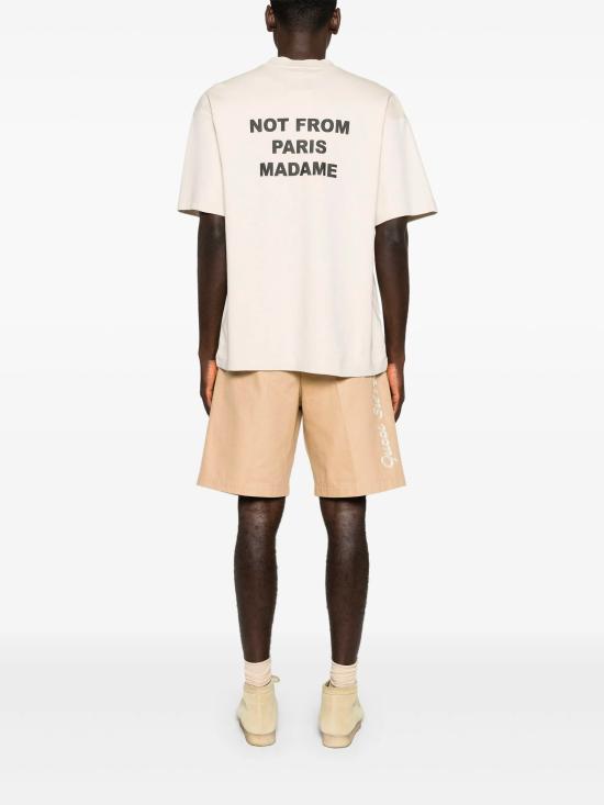 26FW 드롤드무슈 반팔 티셔츠 PERMTS203CO002MT BEIGE - DROLE DE MONSIEUR