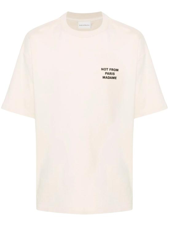 26FW 드롤드무슈 반팔 티셔츠 PERMTS203CO002MT BEIGE