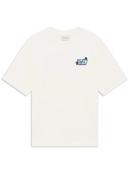 26FW 드롤드무슈 반팔 티셔츠 LTS327CO248OW BIANCO