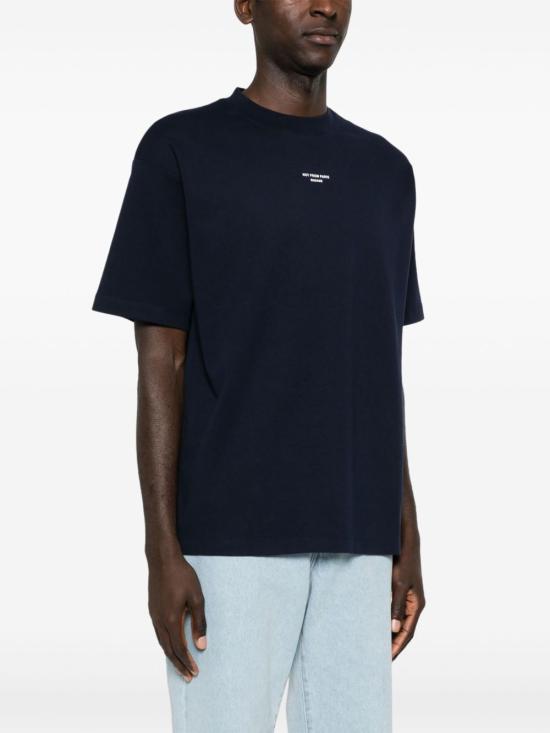 26FW 드롤드무슈 반팔 티셔츠 PERMTS202CO002NY BLU - DROLE DE MONSIEUR