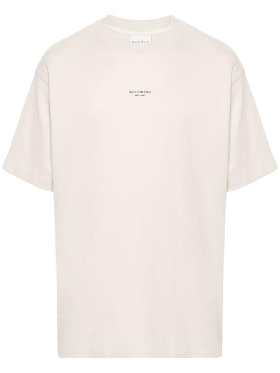 26FW 드롤드무슈 반팔 티셔츠 PERMTS202CO002MT BEIGE