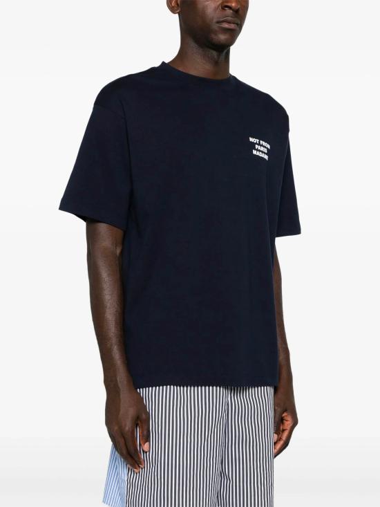 26FW 드롤드무슈 반팔 티셔츠 PERMTS203CO002NY BLU - DROLE DE MONSIEUR