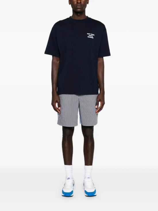 26FW 드롤드무슈 반팔 티셔츠 PERMTS203CO002NY BLU - DROLE DE MONSIEUR