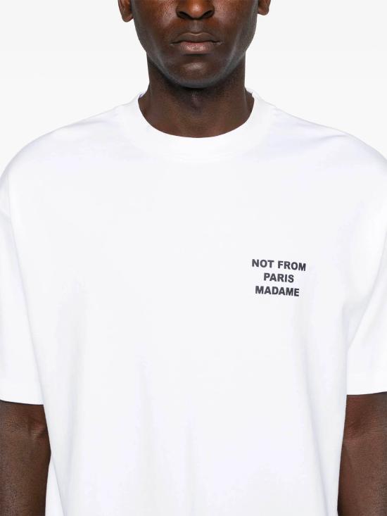 26FW 드롤드무슈 반팔 티셔츠 PERMTS203CO002OPW BIANCO - DROLE DE MONSIEUR
