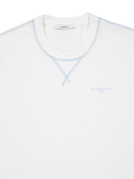 26FW 지방시 반팔 티셔츠 BM71P53YR8100 BIANCO - GIVENCHY