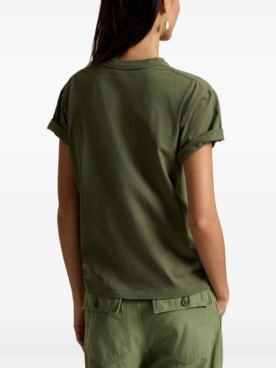 26FW 폴로 랄프로렌 반팔 티셔츠 211B17806001 VERDE - POLO RALPH LAUREN