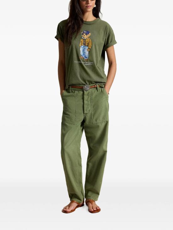 26FW 폴로 랄프로렌 반팔 티셔츠 211B17806001 VERDE - POLO RALPH LAUREN