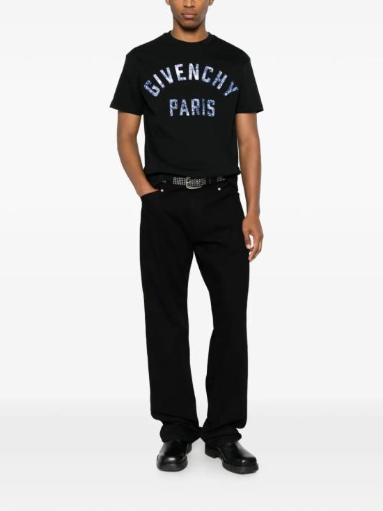26FW 지방시 반팔 티셔츠 BM71NK3YUG012 NERO - GIVENCHY