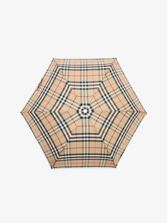 26FW 버버리 체크 접이식 우산 8122036B9368 BEIGE - BURBERRY